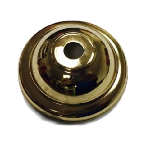 Rosace miniature de plafond laiton avec passage de câble : qualité et élégance unies (1/3)