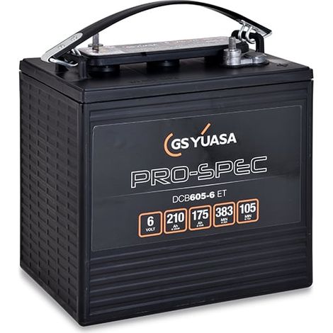 Yuasa - Batterie traction YUASA PRO-SPEC DCB605-6 6V 210Ah M8-V