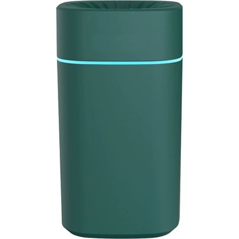 Mini humidificateur de bureau nano à lumière colorée, petit humidificateur d'ambiance avec veilleuse - vert - modèle à brancher - vente en gros directe d'usine