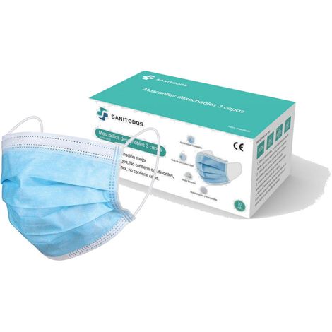 IIR Chirurgische Maske Blau - Box mit 50 Stück