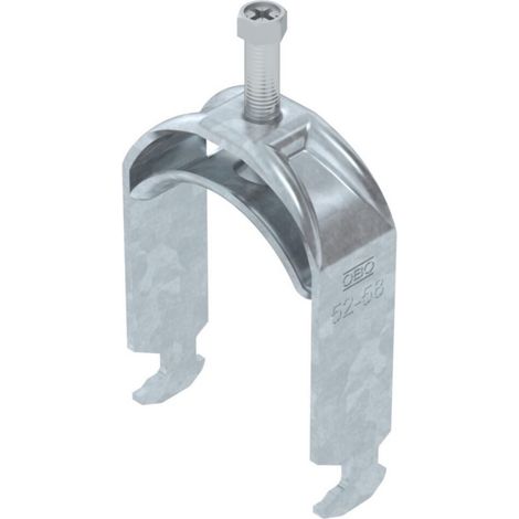 OBO Bettermann Bügelschelle 2056 52-58mm Stahl tauchfeuerverzinkt, 1186056 (1/2)