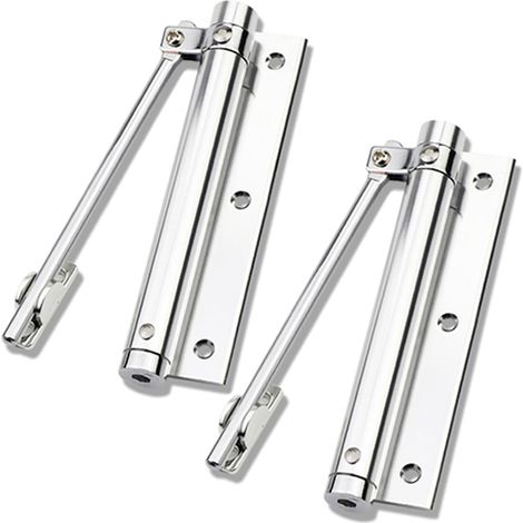 Ferme-Porte Automatique en Acier Inoxydable Réglable – Montage Surface pour Portes 20-40kg – Usage Résidentiel/Commercial (1/5)
