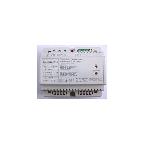 Alimentador 18VCC/3,5A DIN6. FERMAX 4830
