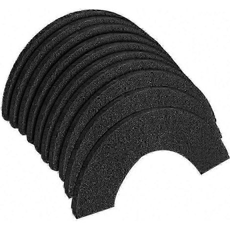 Lot de 10 filtres à charbon actif compatibles avec les bacs à litière pour chats, filtres de rechange pour réduire l'humidité et les odeurs SIWHBYV (1/4)