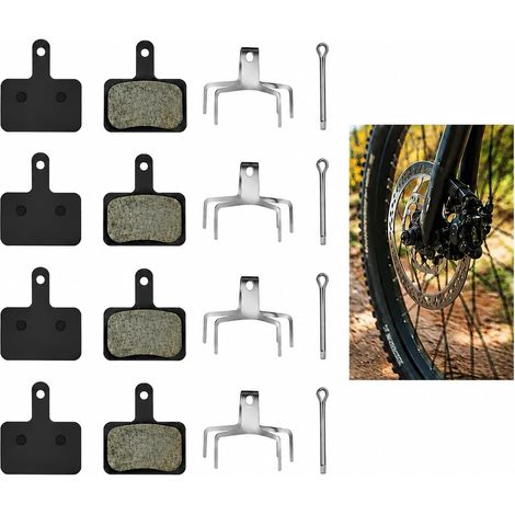 Stück Fahrradbremsbeläge, Mountainbike-Bremsbeläge, MTB-Bremsbeläge kompatibel mit hydraulischen Bremsen, Ersatz für Mountainbikes, All-Terrain-Bikes und Alltagsräder (1/5)