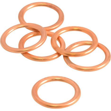 Guarnizioni di scarico X 6 Rmf, Dimensioni 16 x 22 x 2 mm