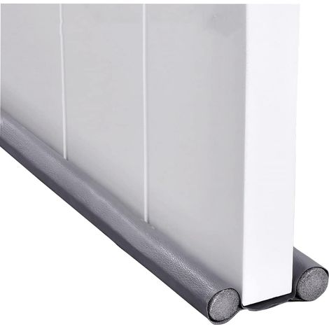 Bloc-froid double porte 37 pouces, barrière d'étanchéité réglable pour porte et fenêtre, insonorisation, anti-poussière, isolation thermique - Gris (1/5)