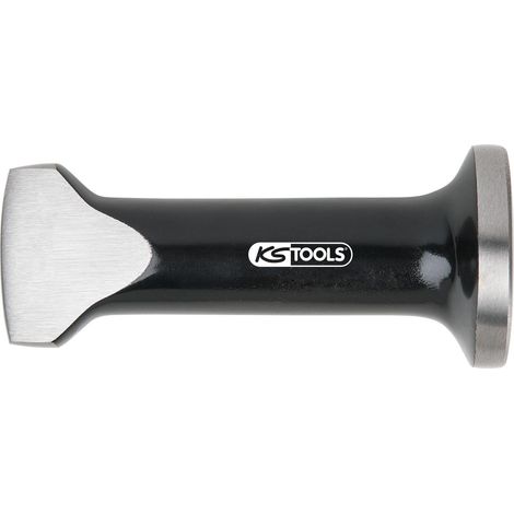 Kstools – Tas enclume 125mm – Surface bombée et poncée – Pour travaux de métallurgie – Manche métallique – Matériau rectifié poli (1/2)