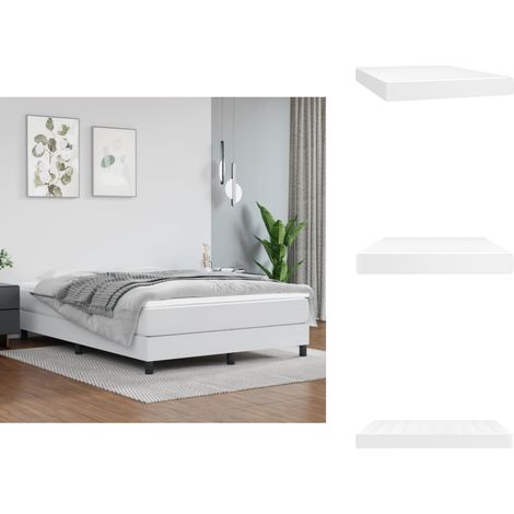Matelas de lit à ressorts ensachés Blanc 140x200x20 cm - Matelas - Matelas À Ressorts Ensachés - Matelas Blanc - Matelas Double - Literie (1/5)