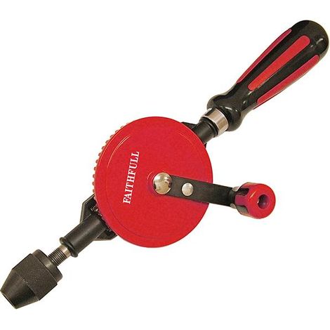 Faithfull Hand Drill Double Pinion 8mm Capacity FAIHANDDRILL (1/3)