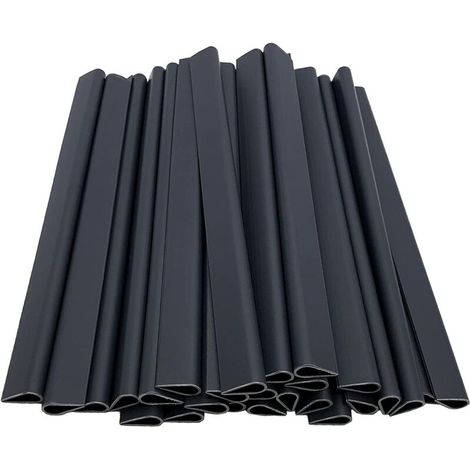 Clips de fixation pour protection visuelle 50 pièces de bandes de protection visuelle en PVC pour panneaux grillagés doubles Rails de serrage pour bandes de protection visuelle Bandes de