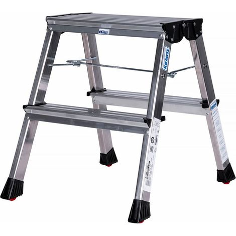 Krause 130037 taburete plegable aluminio negro 45 cm (1/5)