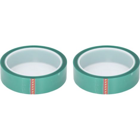 Ruban adhésif isolant vert haute température, 2 pièces, PET 0,06 mm, 25 mm x 33 m (1/5)