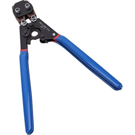 Pince à sertir à cliquet pour raccords de tuyauterie PEX, outil de retrait de colliers de serrage en acier inoxydable de 3/8 à 1 pouce (1/5)