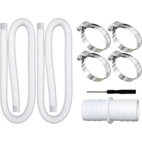 Tuyau de piscine, pièces de rechange pour le nettoyage de l'eau des piscines enterrées, tuyau, tuyau d'évacuation pour aspirateur, tuyau d'évacuation bleu B (1/5)