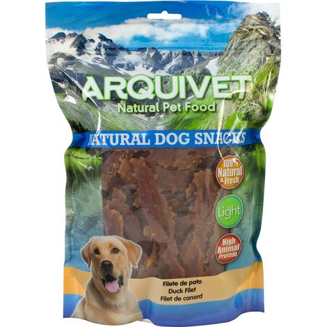 ARQUIVET Filetto di anatra - 1 Kg - Snack 100% naturali per cani - prelibatezze per cani - Prodotto leggero - Molto ricco di sostanze nutritive