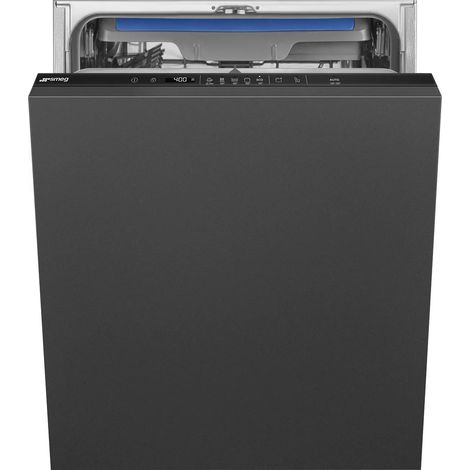 Smeg STL362DQ Geschirrspüler Schwarz 14 Maßgedecke