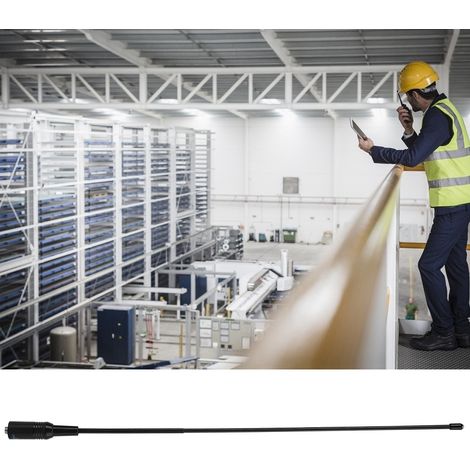 Antenne SMA Femelle Haut Gain Double Bande Compatible avec Radios BAOFENG UV5R et UV5RA (1/5)