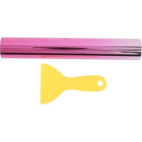 Film de pare-soleil de voiture, pare-brise étanche, pare-soleil UV, autocollants faciles à poser universels pour véhicule rose (1/5)