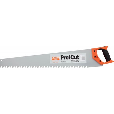 Bahco – Scie à béton 610 mm – Denture carbure pour coupe précise – Poignée ergonomique pour confort – Pour béton léger et panneaux d'isolation