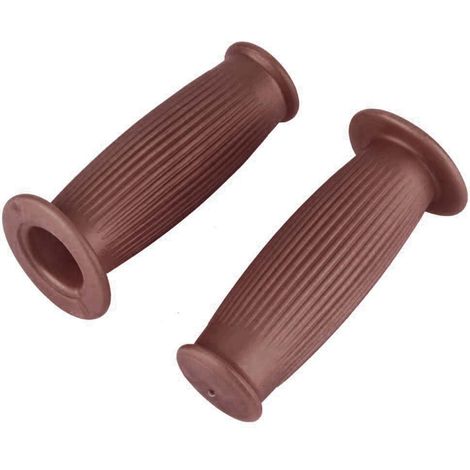 Paar universelle 1-Zoll (25/28 mm) Vintage-TPU-Lenkergriffe für Café-Racer-Motorräder (1/5)