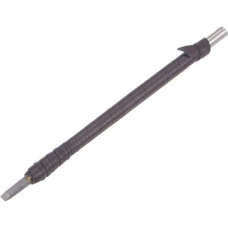 Bois Ciseaux Couteau 4mm Tungstène Carbure Plat Pointe Sculpture Menuiserie Main Outil 150mm Longueur avec Cuir Tissu Poignée (1/5)