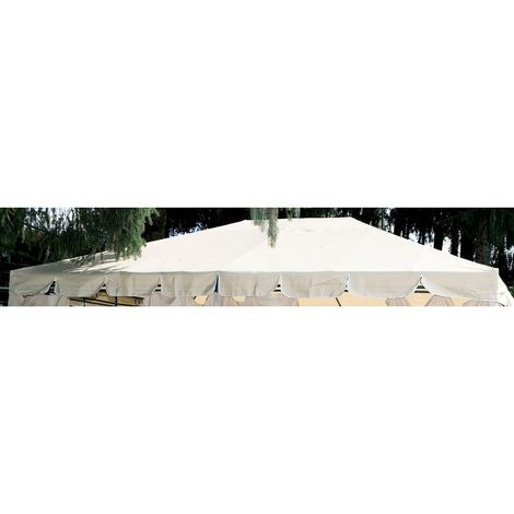 Couverture supe'rieure de remplacement e'cru pour gazebo Armonia YF-3246R 3x4 mt en polyester