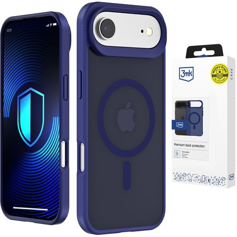 Custodia magnetica 3mk Smoke per Apple iPhone Air - Blu (1/5)