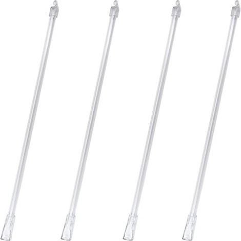 Accessoires pour rideaux : tringle pivotante transparente de 30 cm (12 pouces), tringle de commande pour stores vénitiens, tringle à rideaux en acrylique avec variateur de lumière. (1/5)