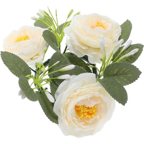 Couronne de Bougies Fleuries avec Petites pour Mariage Centre de Table Décor Printanier (1/5)