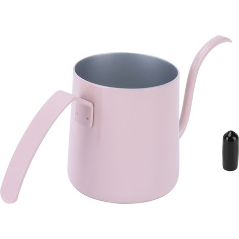 Bouilloire à lait en acier inoxydable 304 avec poignée incurvée, mini-cafetière manuelle de 240 ml, accessoires pour le café
