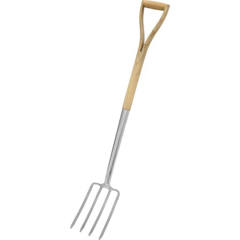 Sealey GTWH018 Premier Border Fork with Ash Handle & Stainless Steel Tines