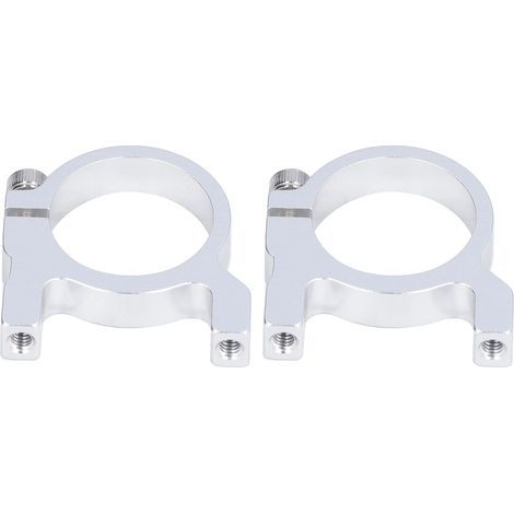 2 Stück Klemmhalterung, 1 Seite, 2 Pfosten, M4-Gewinde, Aluminium, Klemmbefestigung, Roboterwellenzubehör 3400-0032-1000, 1 Zoll (1/5)