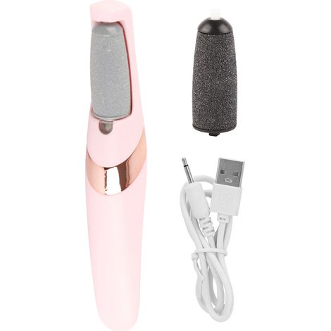 Rechargeable électrique lime à pieds anti-callosités, outil de pédicure en plastique pour enlever peaux mortes. (1/5)