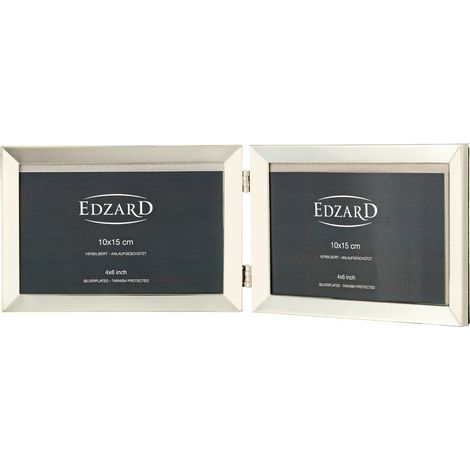 Cadre Photo Double 10x15 cm pour Photos de Famille, Souvenirs et Bureau - PANGIVO (1/2)