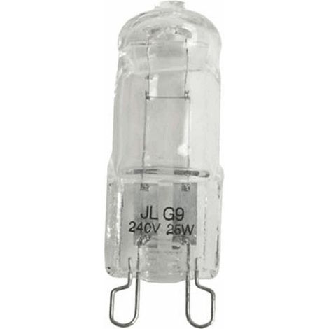 Brandt – Lampe à iode G9 25W pour four De Dietrich – Température max 300°C – Durée de vie 2000 heures – 71X2994