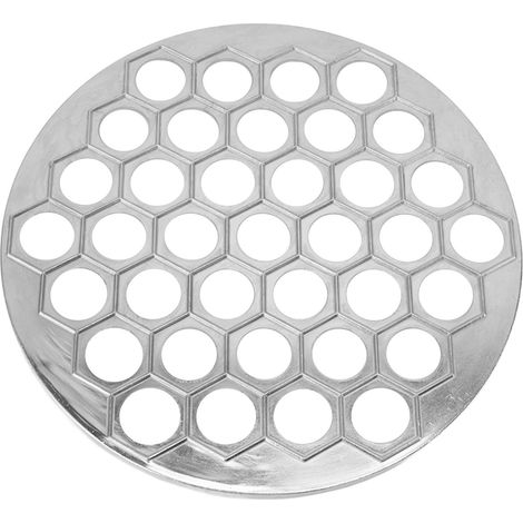 Moule à raviolis russes, moule à pelmenis en alliage d'aluminium, 37 trous, couleur argent (1/5)