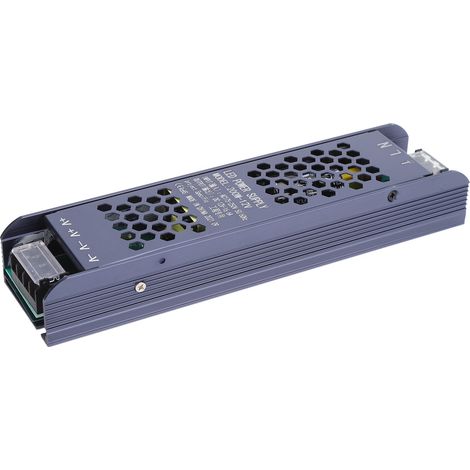 Alimentation à découpage LED, transformateur magnétique, bande longue noire, 200 W, 175-250 V CA, 12 V, 16,6 A (1/5)