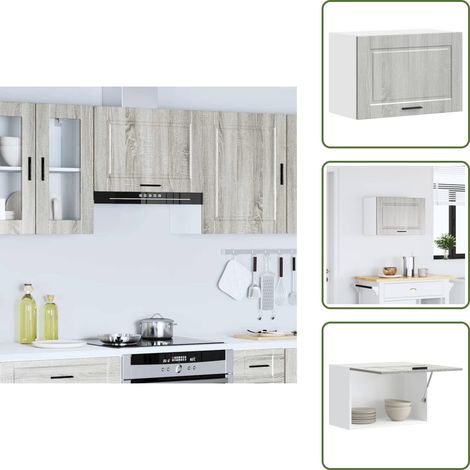 vidaXL Küchen-Hängeschrank Porto Grau Sonoma Holzwerkstoff (1/5)