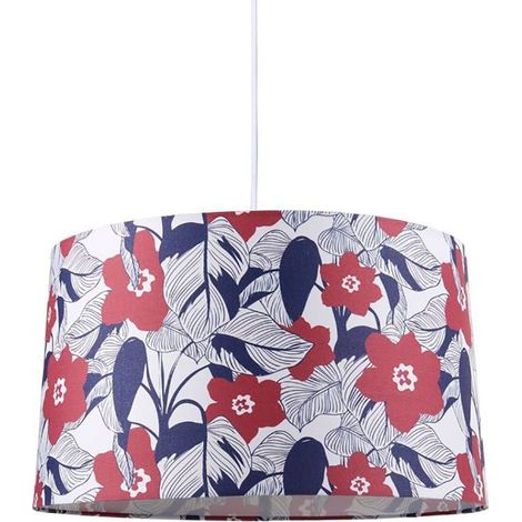 Suspension cylindrique tissu Hippie D40 (1/4)