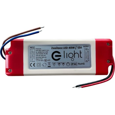 Alimentation LED 48W 12V IP44 EkoLight compacte EKZAS027 (1/4)