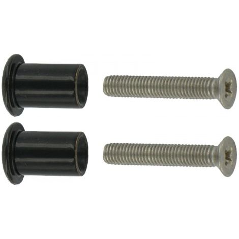 Visserie pour serrures GK, GK2, GJ - cadre 50 mm - noir - TIRARD (1/2)
