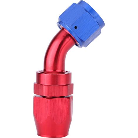 GLOGLOW Adaptateur de Refroidisseur D'huile AN10 avec Joint Pivotant, Aspect Brillant et Anticorrosion, adapté aux Tuyaux de Carburant et aux Refroidisseurs D'huile avec Extrémités AN10 (45°) (1/3)