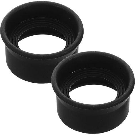 Protecteurs Oculaires en Caoutchouc 2 Pièces pour Œilletons de Microscopes Stéréo et Jumelles Fatigue Oculaire (1/5)