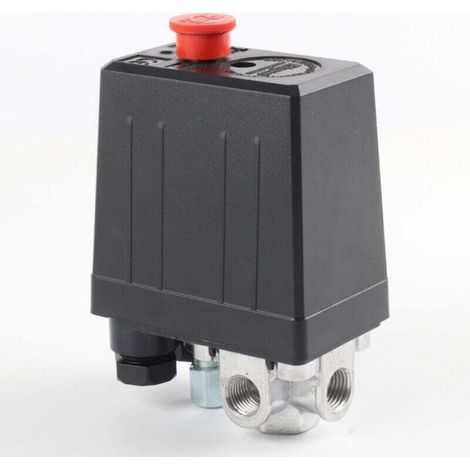 Air Compressor Pressure Switch with 4 Outlets, Pressure Switch Control Valve Compressor Parts (1/5)