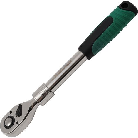 1/2 Inch Extendable Ratchet 72 Tooth Fine Drive Socket 12-17" Length 300-440mm (1/5)