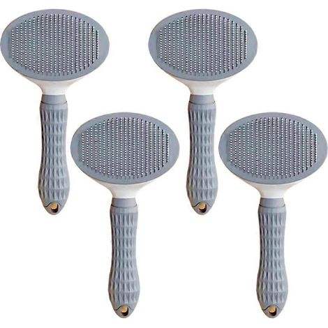 Peigne pour chat, peigne pour enlever les poils morts, peigne pour chien, brosse pour poils de chat, accessoires pour chats, gris (1/5)