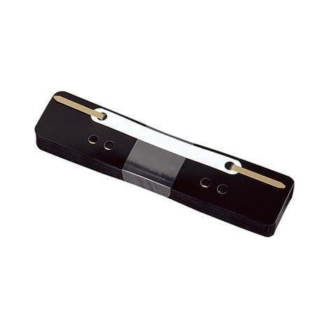 Soennecken Heftstreifen 3177 kurz Kunststoffdeckl. sw 25 St./Pack. (1/3)