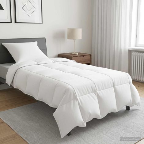 vidaXL Set Duvet e Cuscino da Letto 140 x 220 cm Inverno 350 gsm (1/5)