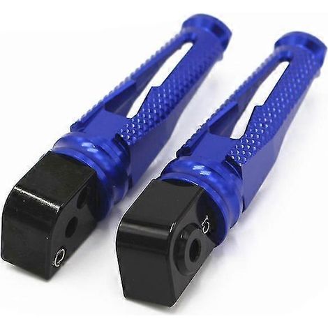 Fußrasten aus CNC-gefrästem Aluminium für Kawasaki Z750, Z900, Z1000, ZX6R, Z800, ZX10R, ER6N, ER6F, Z900RS – Blau